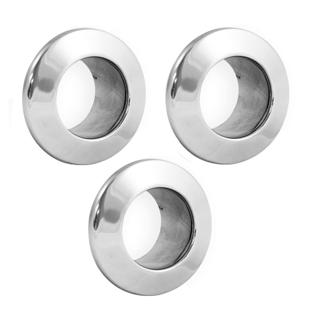 3 Máscaras Em Inox Para Tubo Pvc Encaixe 50mm Mont Serrat