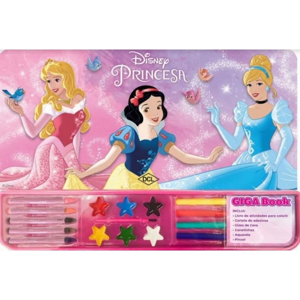 Livro Infantil Colorir Princesa Giga Book 46Pgs