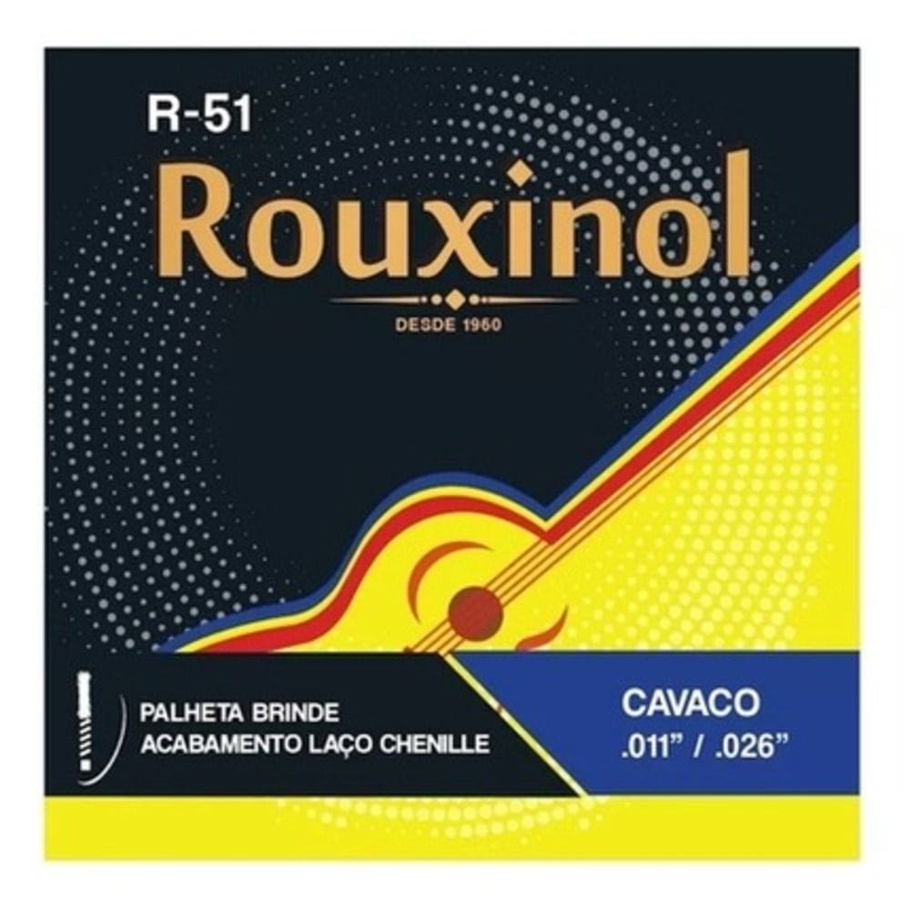 Enc.Cavaquinho Aco-Tradicional C/Chenille-Rouxinol