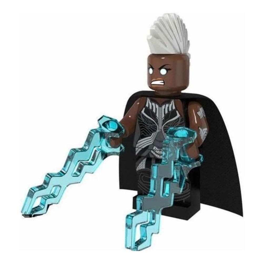 Boneco Blocos De Montar Tempestade X-Men Marvel