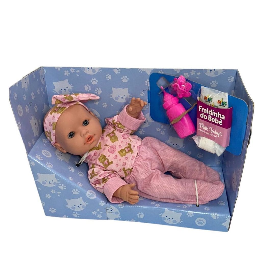 Brinquedo Milk Baby Faz Xixi
