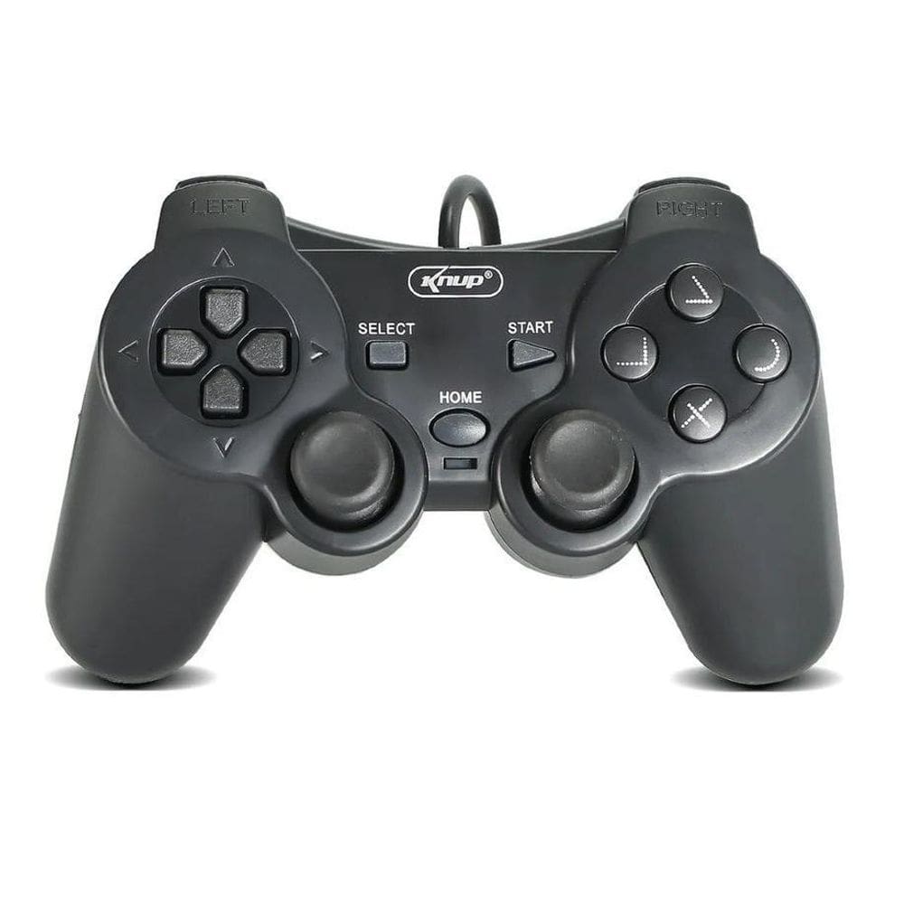 Controle Joystick Para Ps1 E Ps2 Dualshock Kp-Gm015 Preto