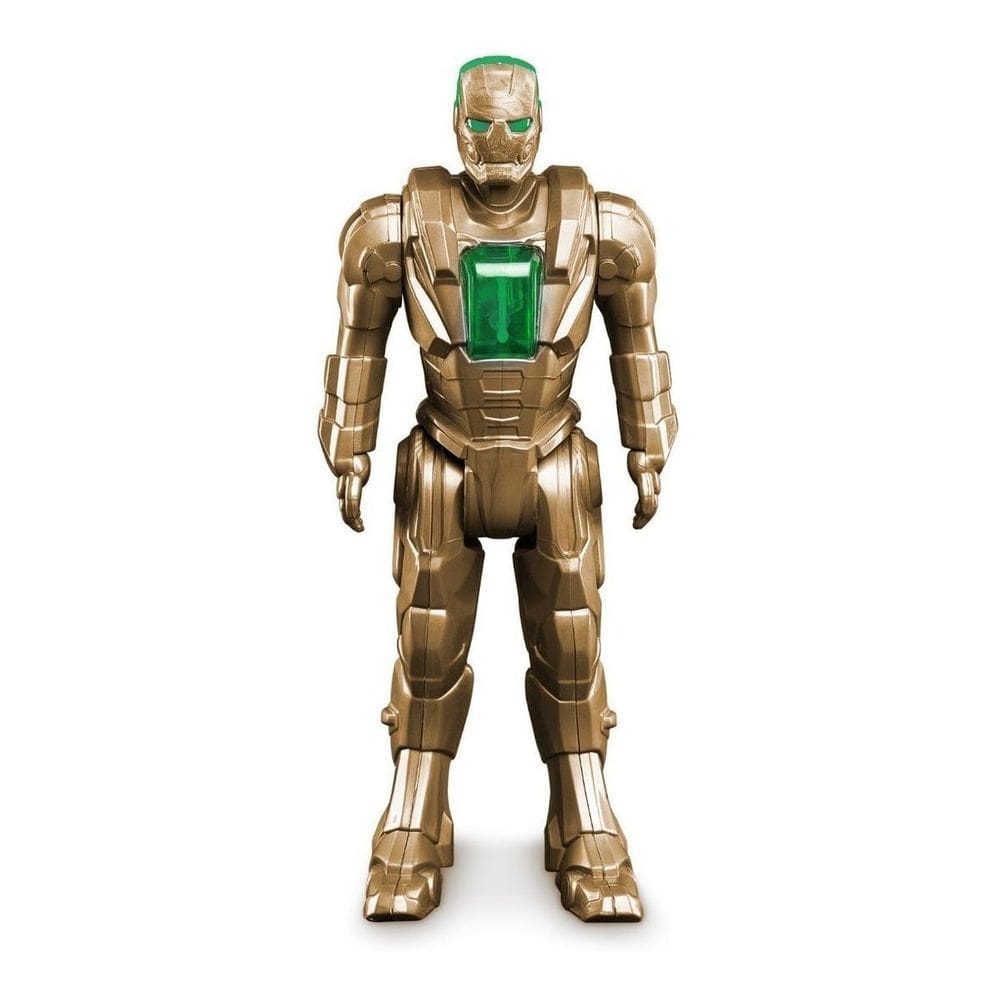 Robô Super Herói Carbon Man - Articulado - Tiger Squad Roma