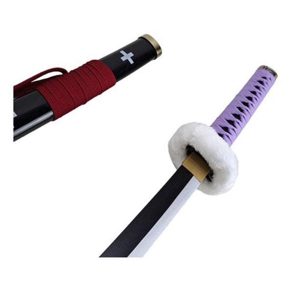Katana One Piece Kikoku Law Lâmina Bambu Cosplay