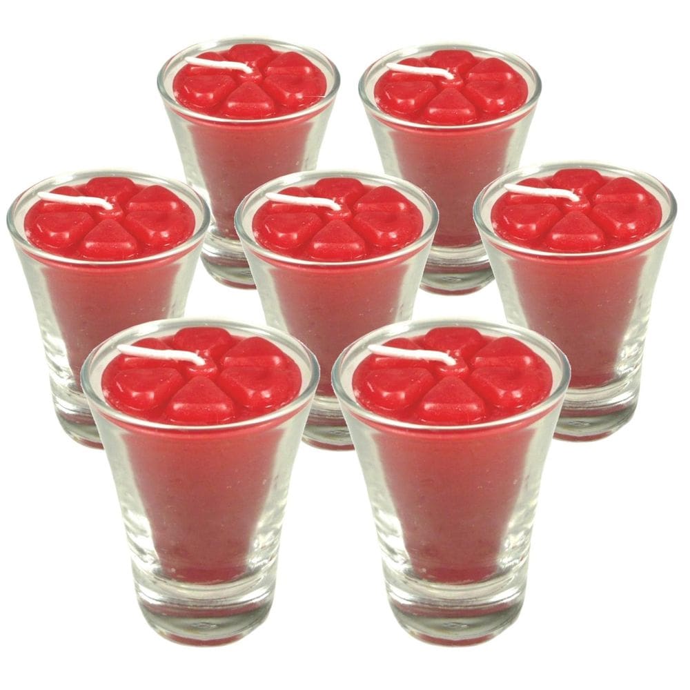 7 Velas Vermelhas Romântico 12 Horas Dia Dos Namorados