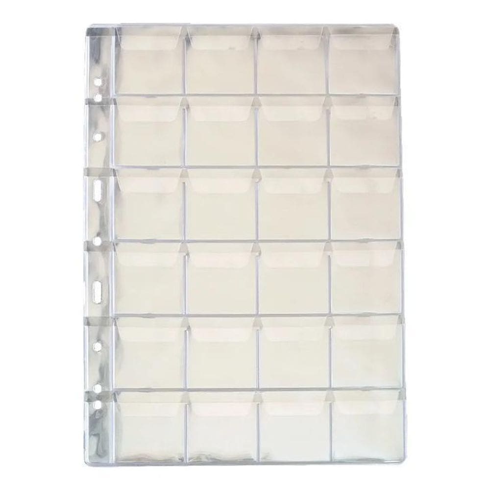 Kit Com 10 Folhas 24 Moedas Tamanho 32X24 Com Abas