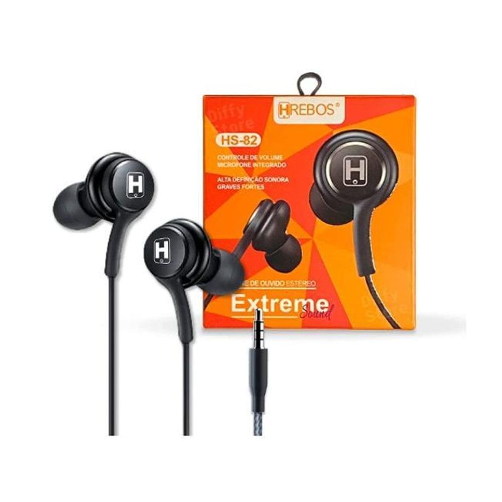 Fone De Ouvido Entrada P2 3.5Mm In-Ear Android E Pc Hrebos