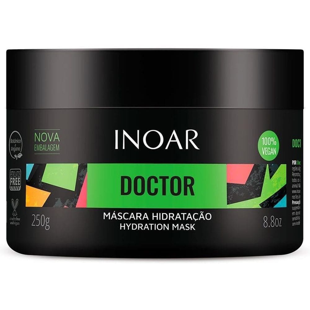Máscara Hidratação H Doctor Vegan Inoar 250G
