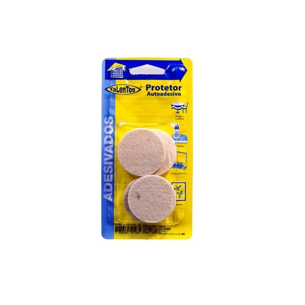 Feltro De Lã De Carneiro 4146 Circular 3x46mm 4 Peças