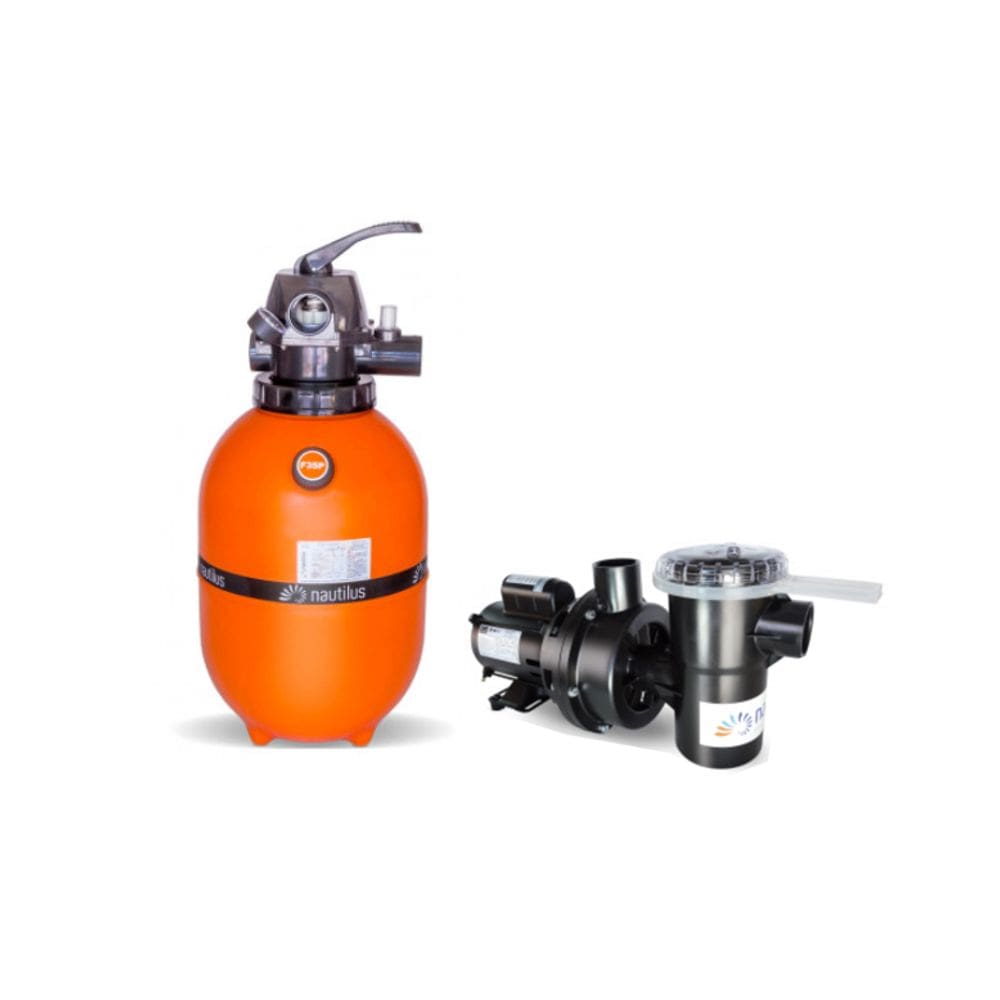 Kit Motobomba Nbfc-0 1/4 Filtro F300p Nautilus Para Piscinas