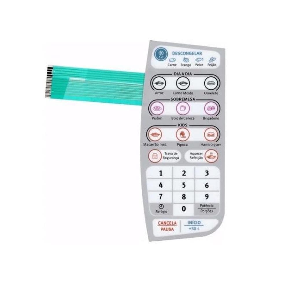 Painel Membrana Teclado Microondas Electrolux Eletrolux