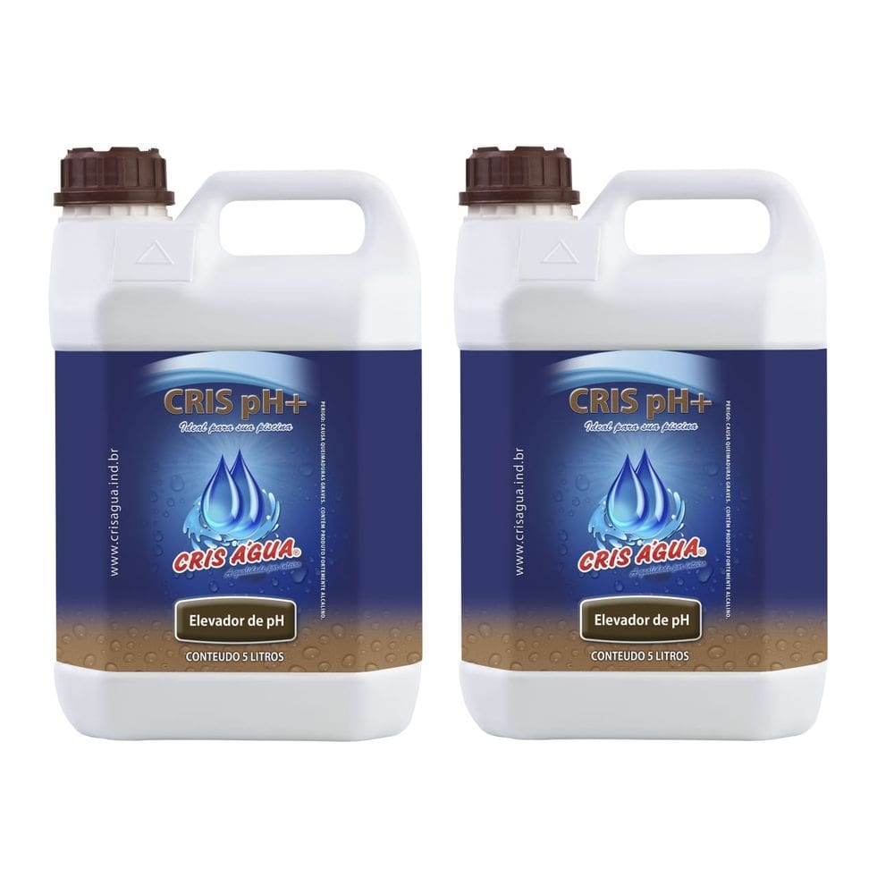 Kit 2 Elevador De Ph Para Piscina Neutralizador De Acidez 5l
