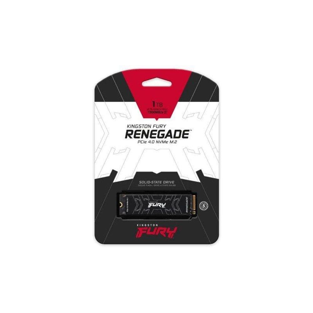 Ssd M.2 Kingston Fury Renegade Gen4 1Tb Pcie 4 7300Mbs