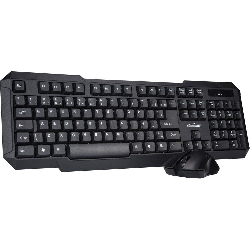 Kit de Mouse e Teclado Usb Bright 0055