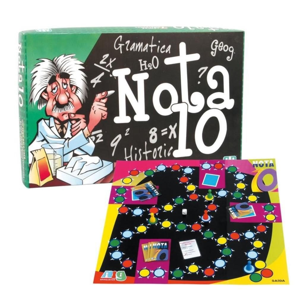 Jogo Nota 10 - Educativo Cartonado