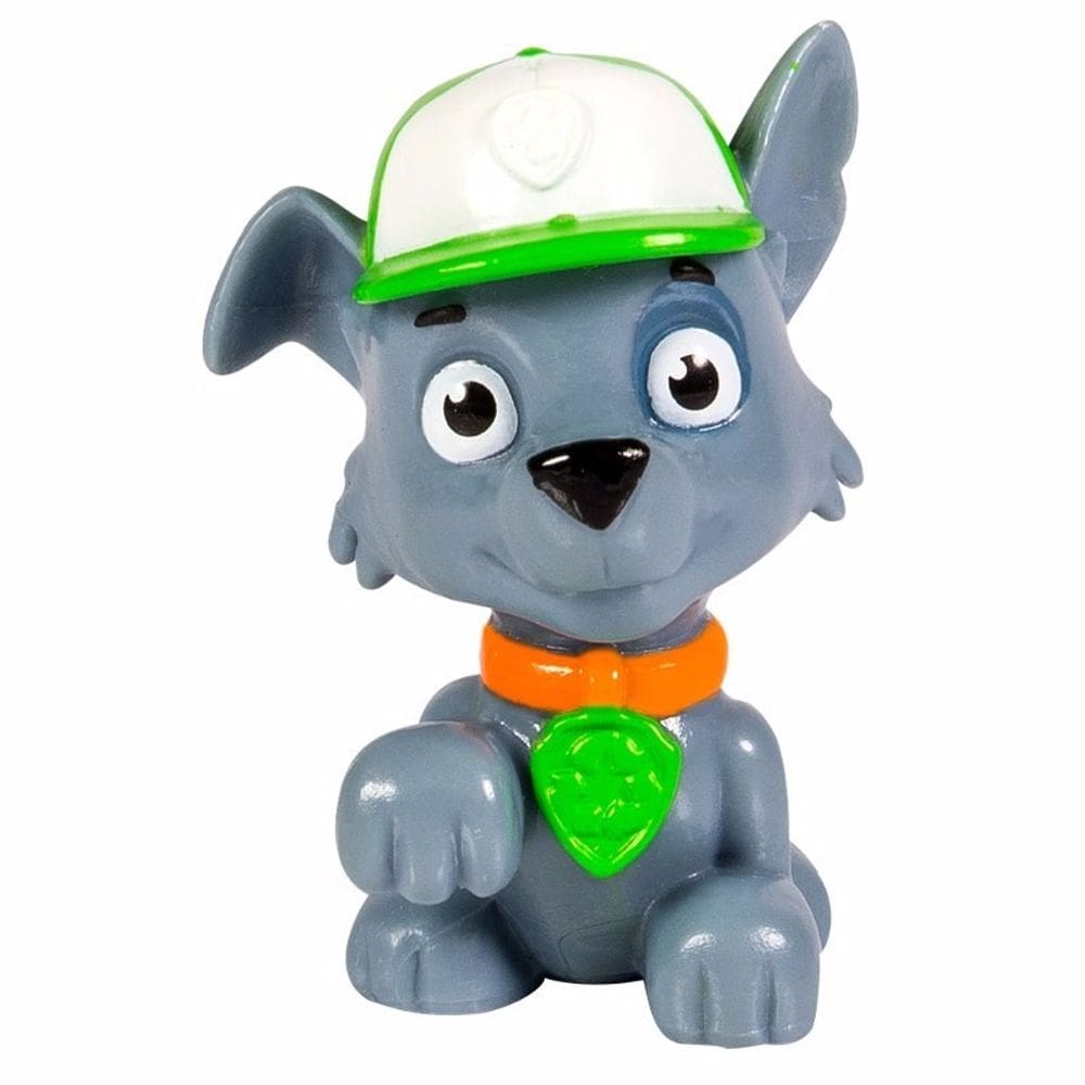 Patrulha canina mini figuras individuais rocky