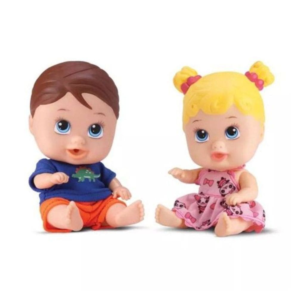 Boneca Little Dolls Gêmeos - Divertoys