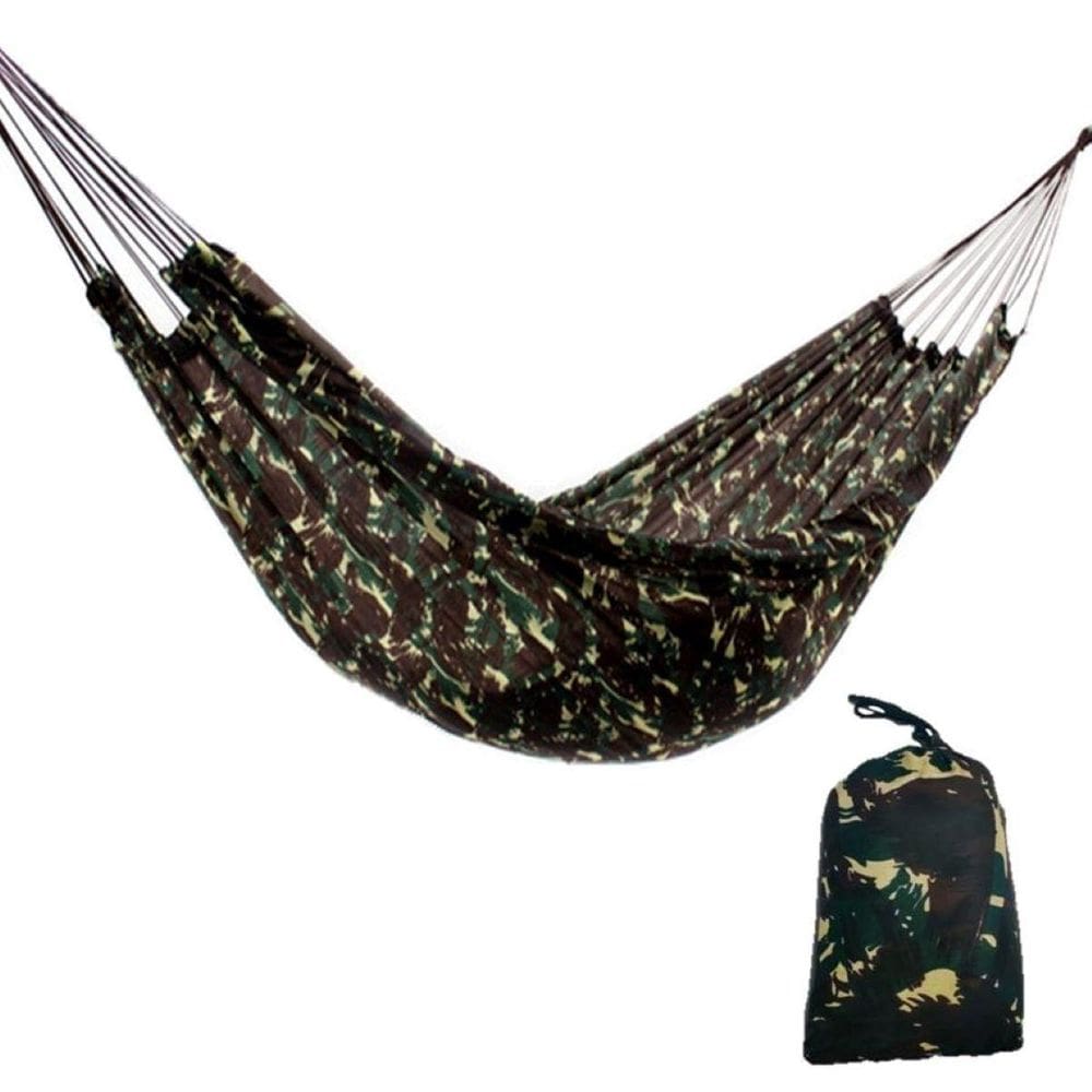 Rede De Dormir E Descanso Camping Camuflada Exercito