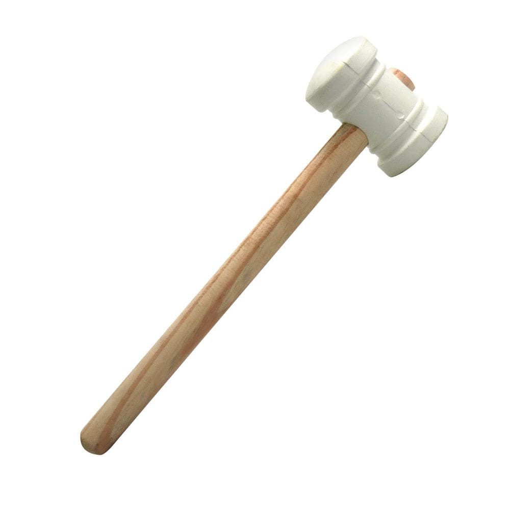 Martelo De Borracha Para Azulejista 60Mm Branco Eda