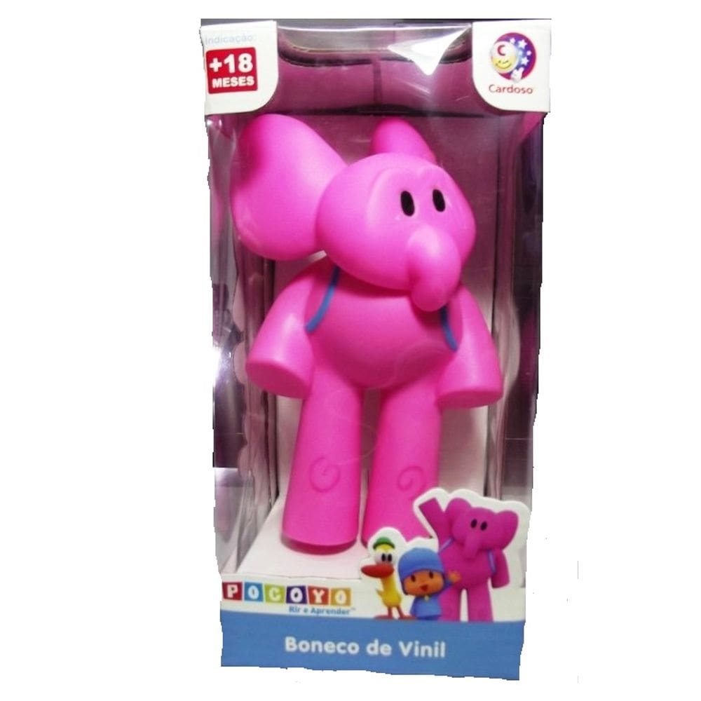 Boneco de vinil Elly da turma do Pocoyo