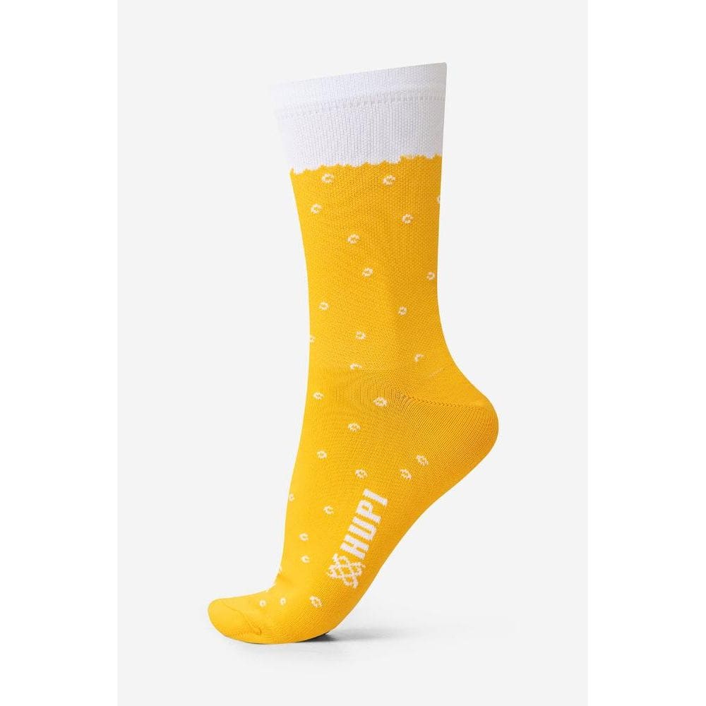 Meia de Corrida Ciclismo HUPI Cerveja 36-42 Cano Médio