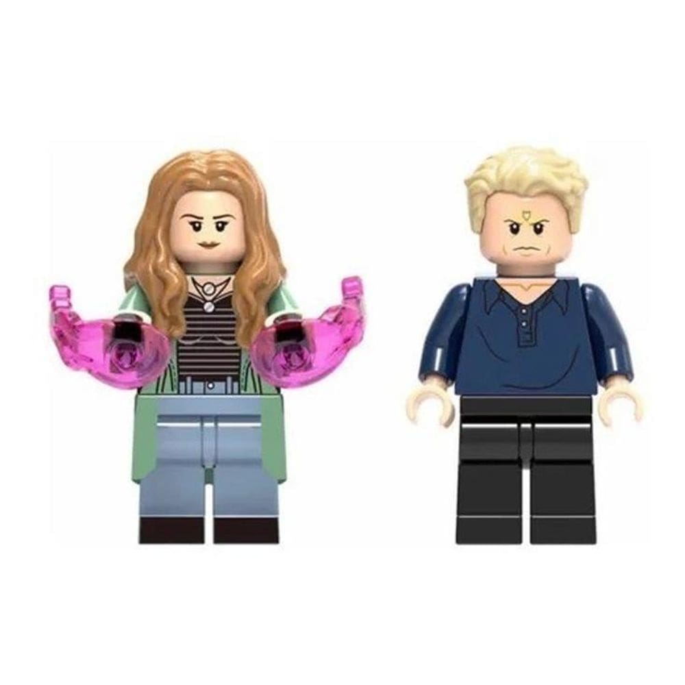 Boneco Blocos De Montar Wandavision Feiticeira Visão