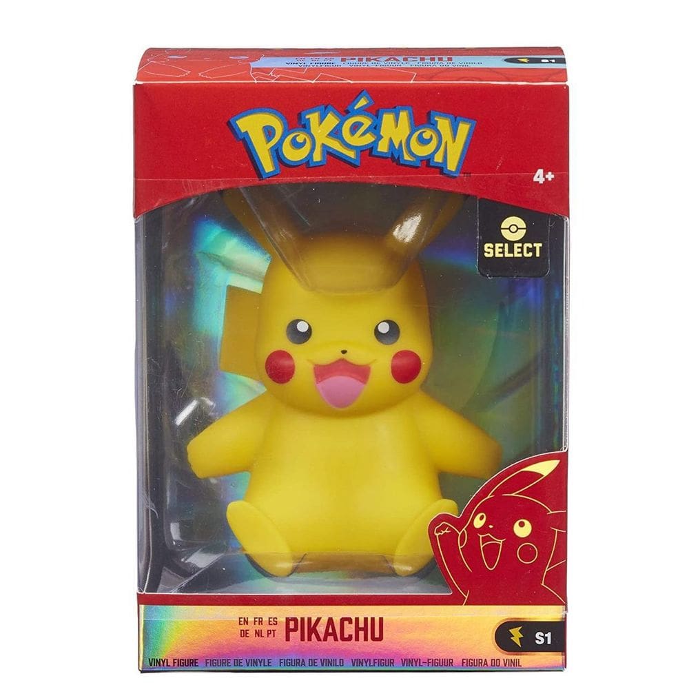 Boneco Pokemon Pikachu Em Vinil 10 Cm S1 Sunny - 2649