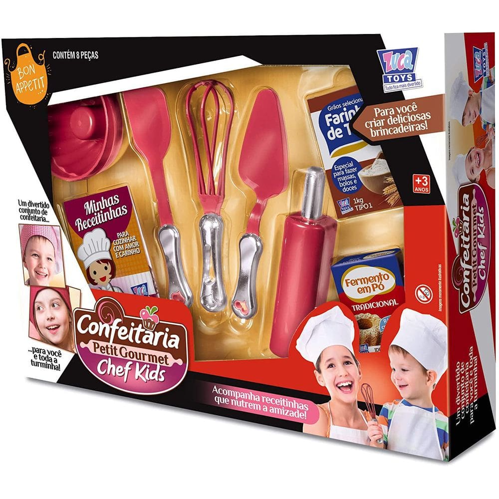 Confeitaria Infantil Chef Kids Petit Gourmet - Zucatoys
