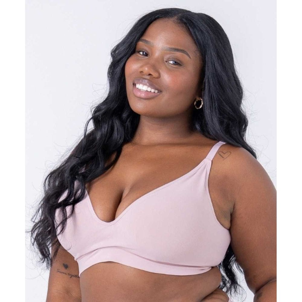 Sutiã plus size com bojo sem costuras nas laterais sem arco