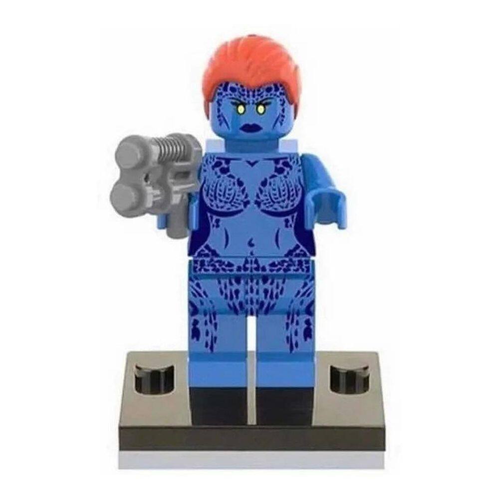 Boneco Blocos De Montar Mística X Men Marvel