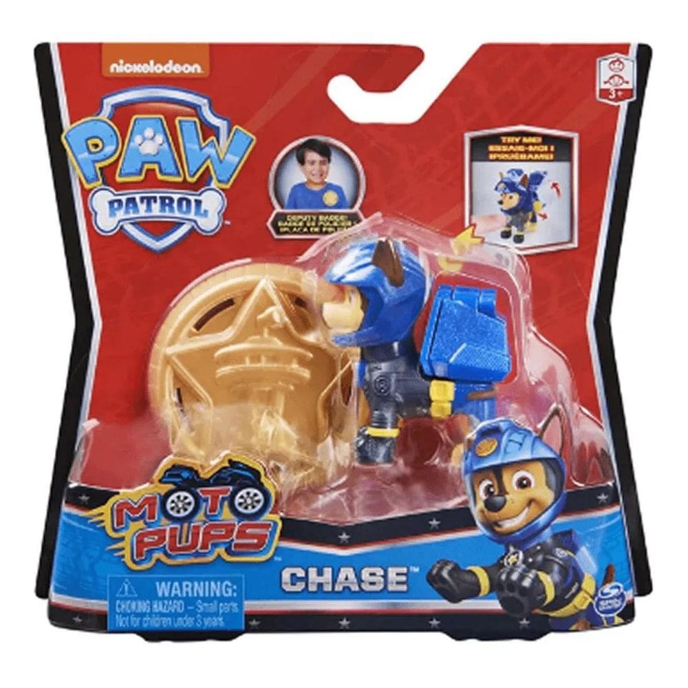 Figura Chase Patrulha Canina Moto Pups Sunny 2273 Infantil