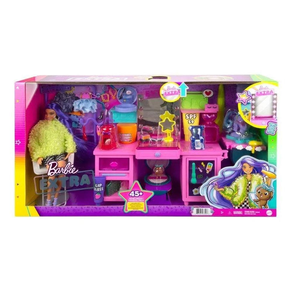 Boneca Barbie Extra Penteadeira Fashion Mattel