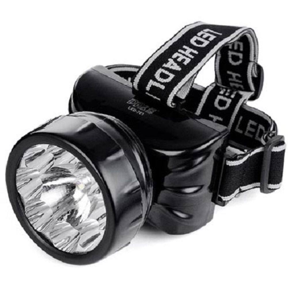 Lanterna de Cabeça LED 9 Leds 800mAh 85L 17,5h Recarregável