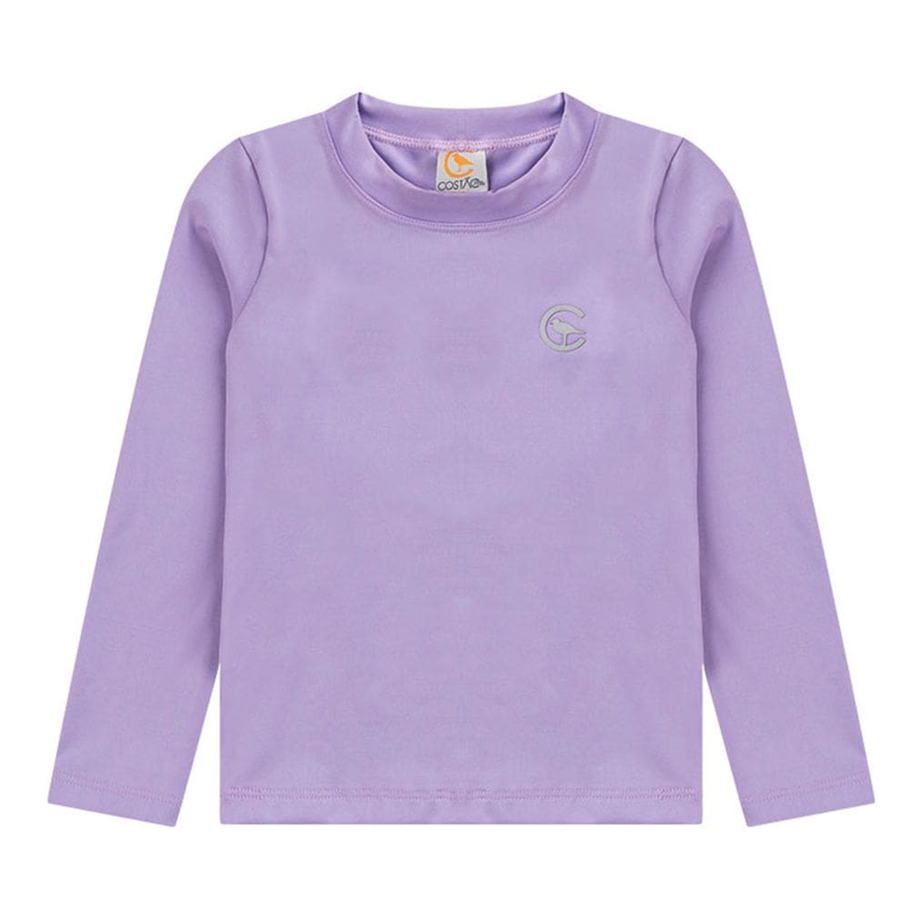 Camiseta Praia Infantil Proteção UV Lilás Costão