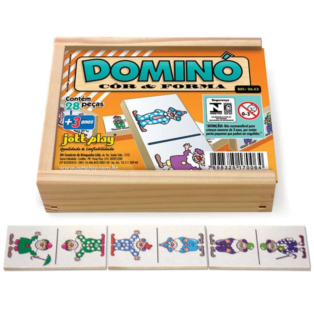 Dominó Cor E Forma