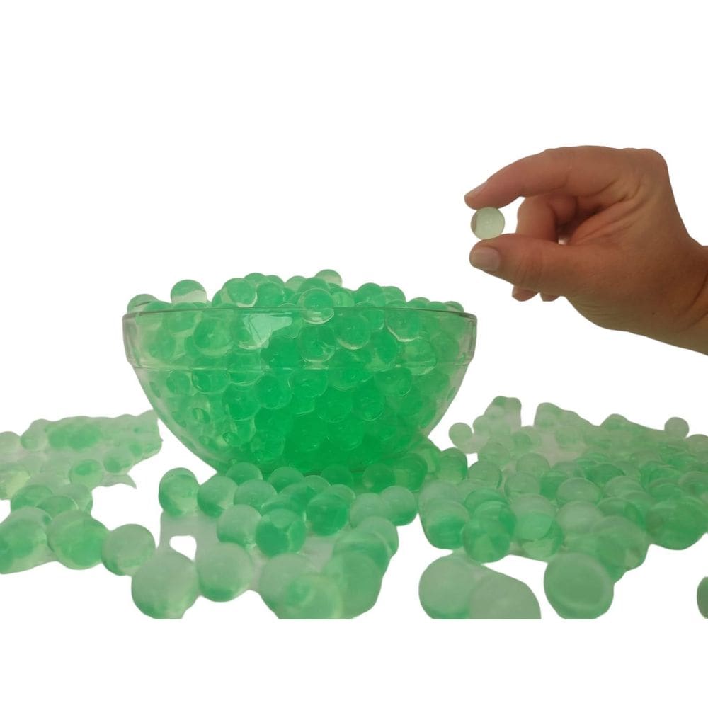 Orbeez 14Mm Verde, Decoração De Vasos, 1.500 Unid 25 Grs
