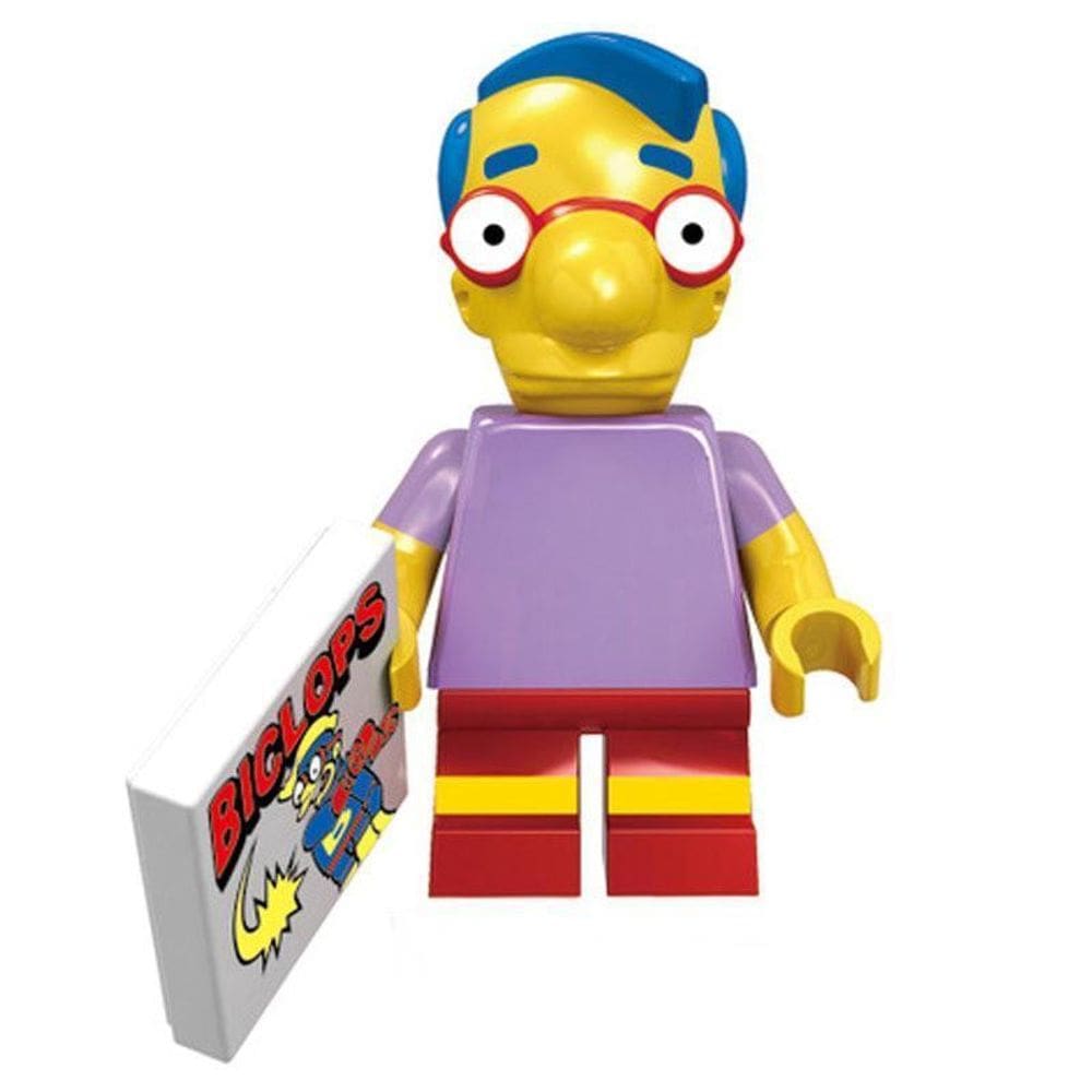 Personagem Milhouse Bonecos Blocos De Montar The Simpsons