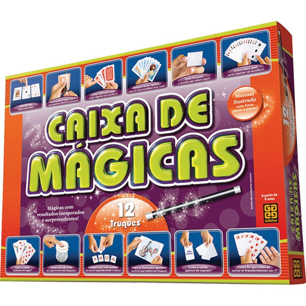 Kit de Mágicas Grow - 12 Truques Surpreendentes