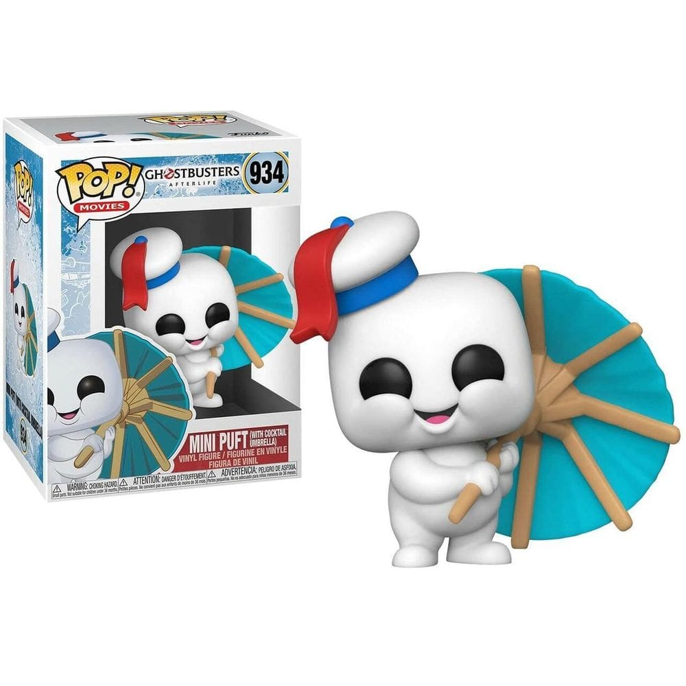 Mini Puft Cocktail Umbrella 934 Pop Funko Ghostbusters