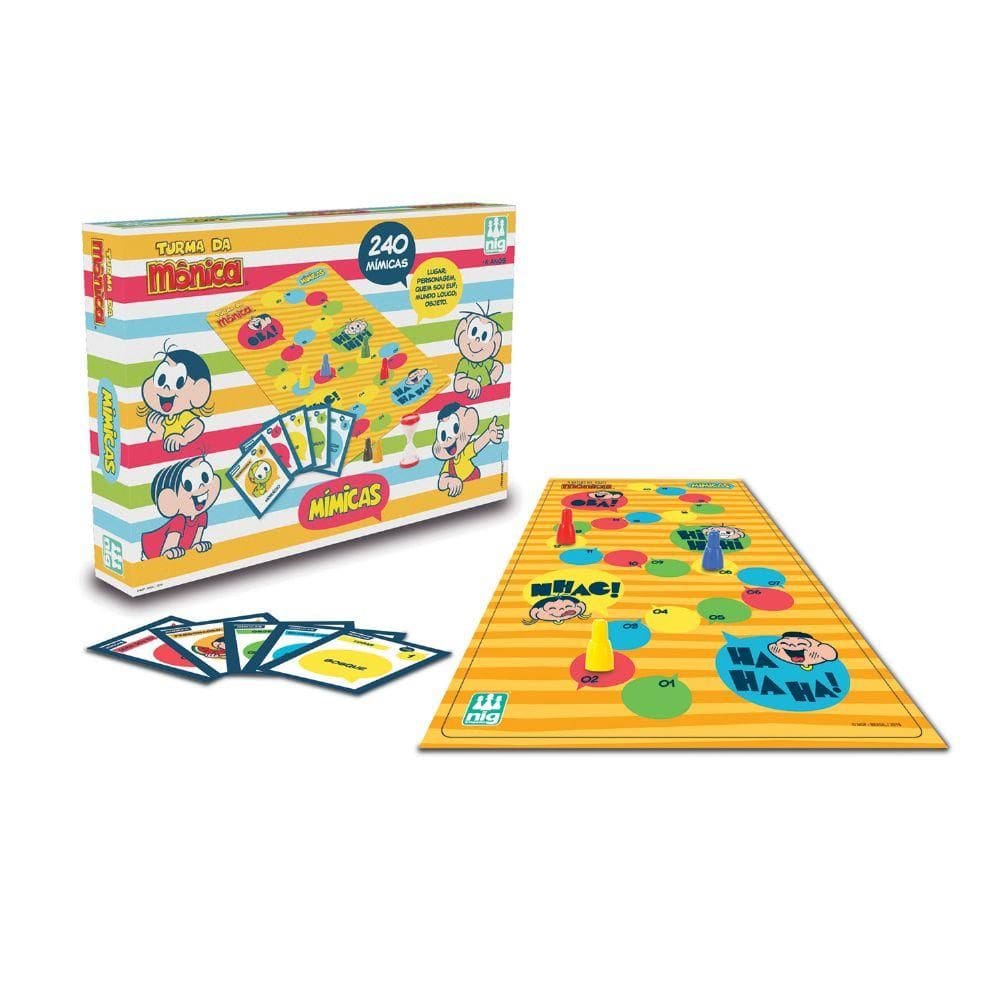 Jogo Mímicas  Turma da Mônica