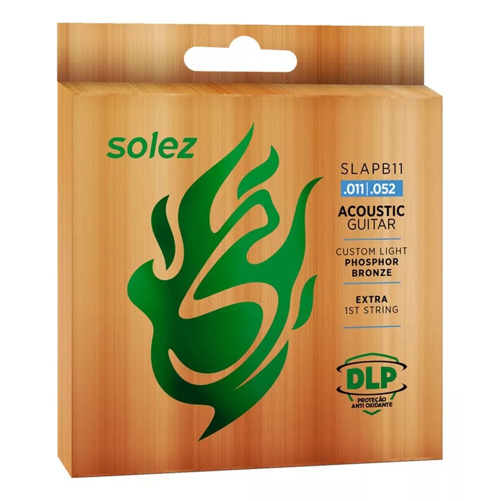 Encordoamento Para Violão Dlp P.bronze Calibre 0.011 Solez