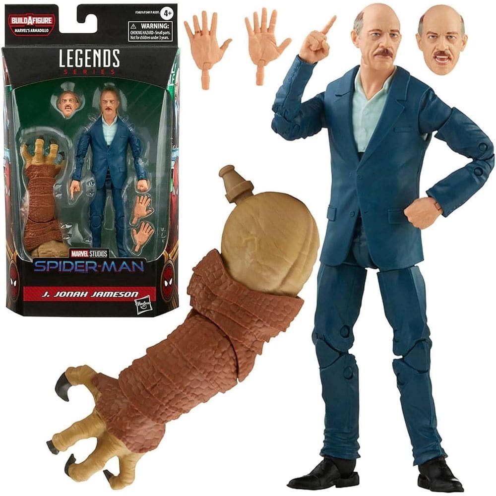Boneco J. Jonah Jameson Spider-Man Marvel Legends