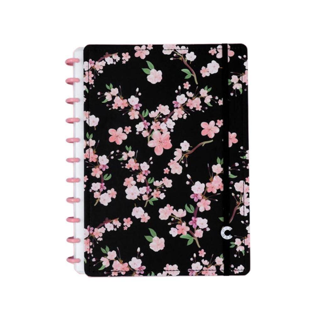 Caderno Inteligente Disco A5 Gocase Classical Rose Black