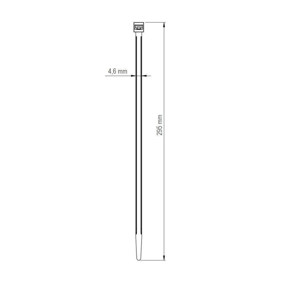 Abraçadeira De Nylon 295x4,6 Mm Tramontina Branca