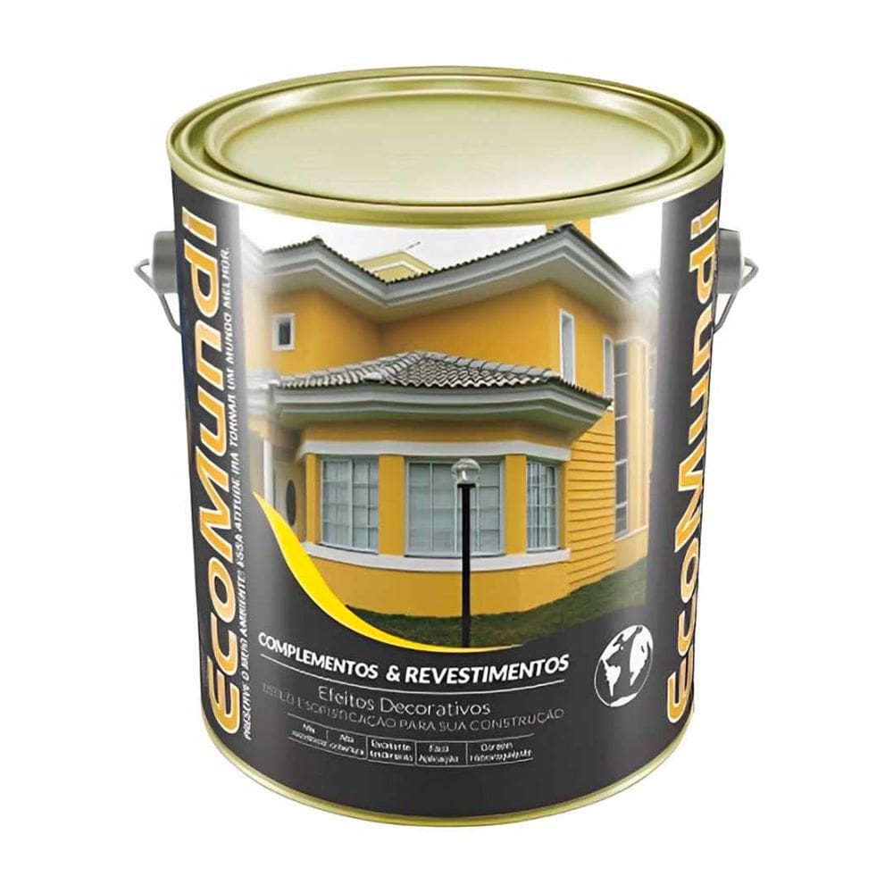 Massa Corrida Pva Interno 6kg Pronta Para Uso Ecomundi