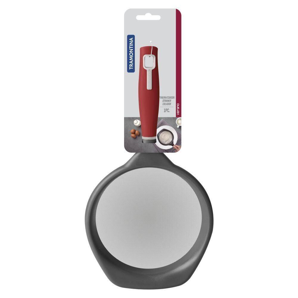 Peneira Tramontina Verano Com Cabo De Polipropileno Vermelho 17 Cm