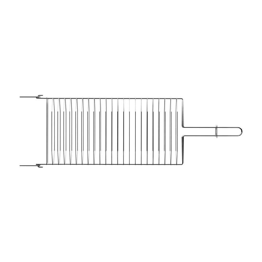 Grelha Tramontina Churrasco Em Aço Inox 31x18 Cm