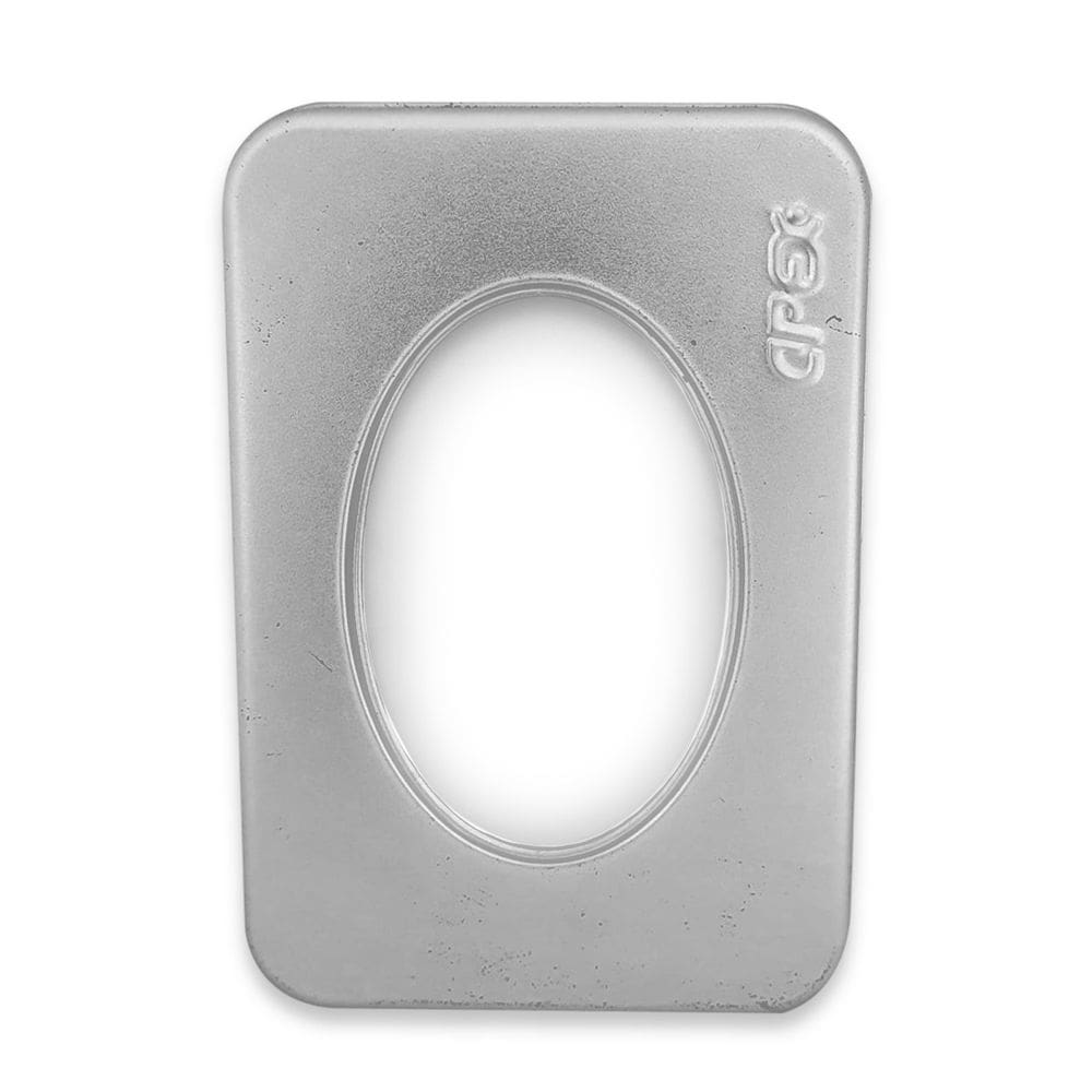 Porta Tarô Estojo Metal Baralho Transparente12x8 cm