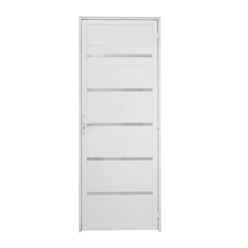 Porta Lambril Solara 70 X 2.10 Branca Lado Esquerdo - Hale