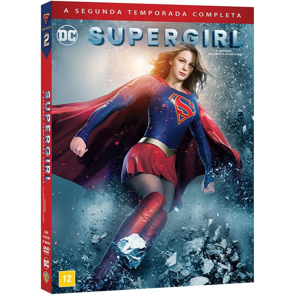 DVD Supergirl 2ª Temporada - Ação e Aventura DC Comics